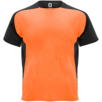 Fluor oranje, Zwart